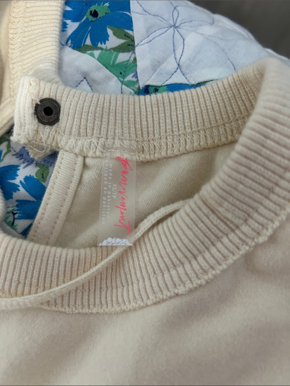 NWT FP Movement Throw and Go onesie XS - Picture 7 of 8